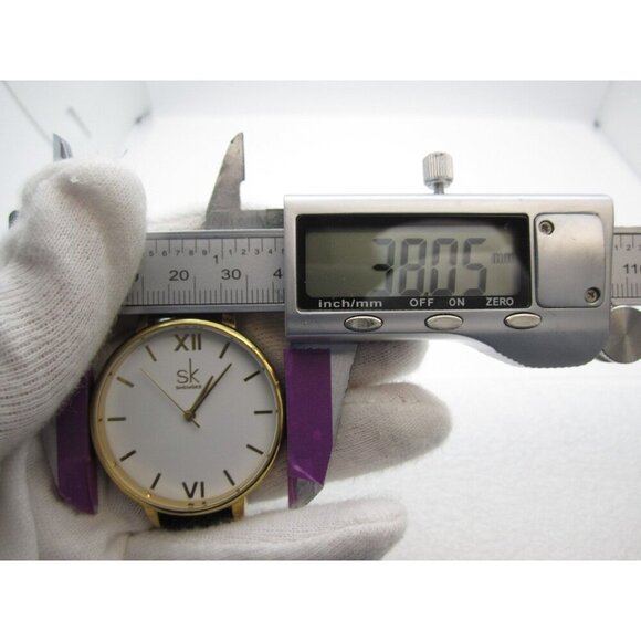 Women Shengke Quartz WR Analog 38mm Round Watch (H659) "New Battery" - Picture 3 of 8